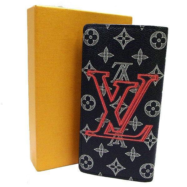 ルイ・ヴィトン モノグラム インク ポルトフォイユ ブラザ 二つ折り 長  