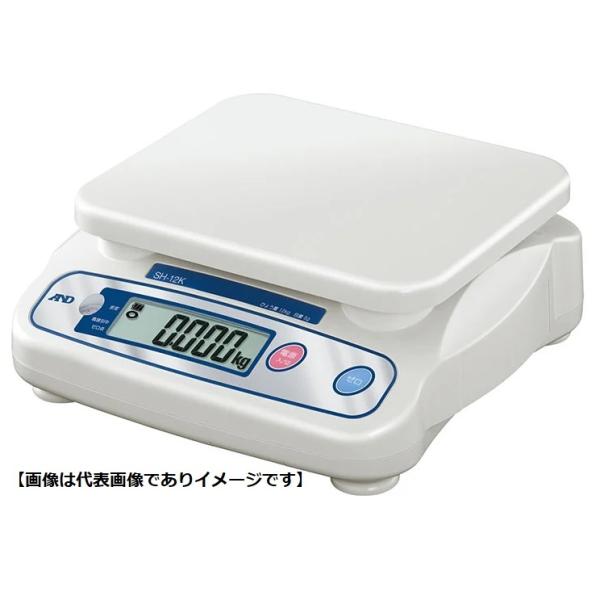 A&D SH-12K デジタルはかり ひょう量:12kg 目量:5g 電子スケール 高精度 SH12KN-JA