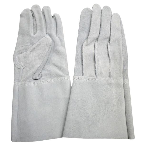 ◆６−ＹＳＣ 5双組◆溶接用牛床革手袋を送料無料の激安価格にて販売。こちらの手袋、袖はしっかりしており手の部分は柔らかいです。耐熱性が高い床皮は火花に強いため溶接作業や切断作業に最適！手に馴染み、耐久性に優れ摩擦に強い床皮はハードワークでも...