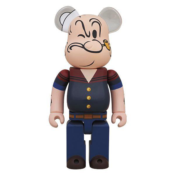 ベアブリック　ポパイ　400％　DRX　NAVY　BE@RBRICK ベアブリック ポパイ 400％ DRX NAVY BE@RBRICK - メルカリ