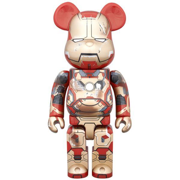 MEDICOM TOY BE@RBRICK IRON MAN MARK XLII(42)DAMAGE Ver MEDICOM TOY BE@RBRICK IRON MAN MARK XLII(42)DAMAGE Ver