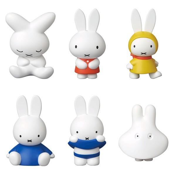 ディック・ブルーナ誕生60周年記念ミッフィー展限定フィギュア６体セット【美品】 ディック・ブルーナ誕生60周年記念ミッフィー展限定フィギュア6