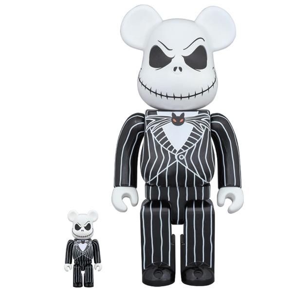 MEDICOM TOY BE@RBRICK Jack Skellington 100％ & 400