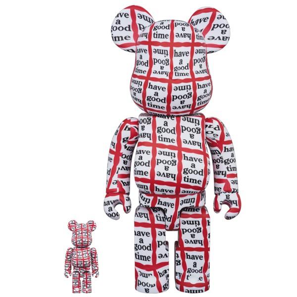 MEDICOM TOY BE@RBRICK HAVE A GOOD TIME 100％ & 400