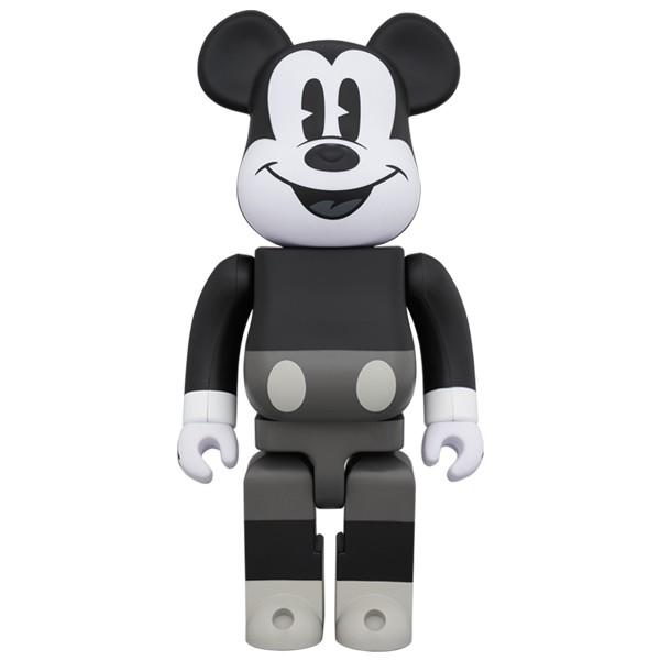 ミッキー　ベアブリック　メディコムトイ　400%100% MEDICOM TOY（メディコム・トイ） BE@RBRICK MICKEY MOUSE (B&W Ver