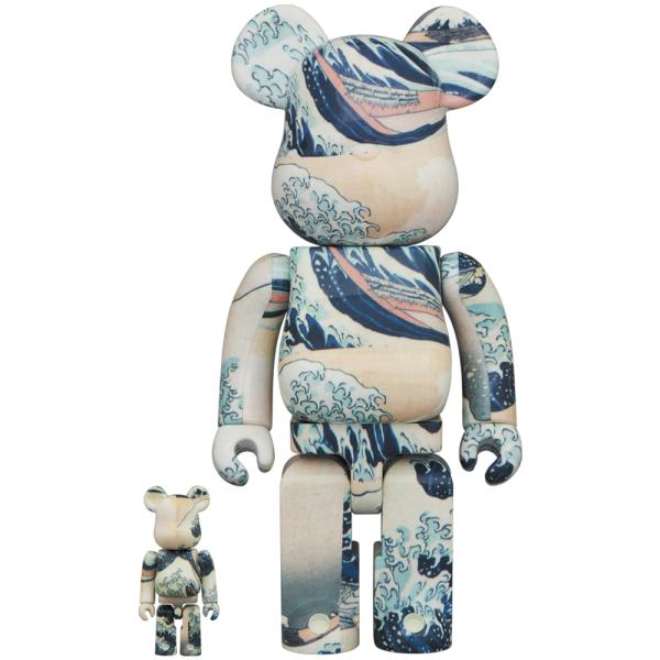 MEDICOM TOY - BE@RBRICK 葛飾北斎「神奈川沖浪裏」 100％ & 400％ MEDICOM TOY BE@RBRICK 葛飾北斎「神奈川沖浪裏」 100％ & 400
