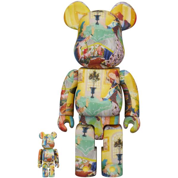 MEDICOM TOY BE@RBRICK TOMOKAZU MATSUYAMA 100％ & 400