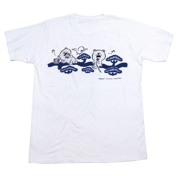 �y�����X�g�A�zFABRICK(R) HIROYUKI SUZUKI - NAGOMI ANIMALS TEE SHIRTS "NAGOMI" NAVY