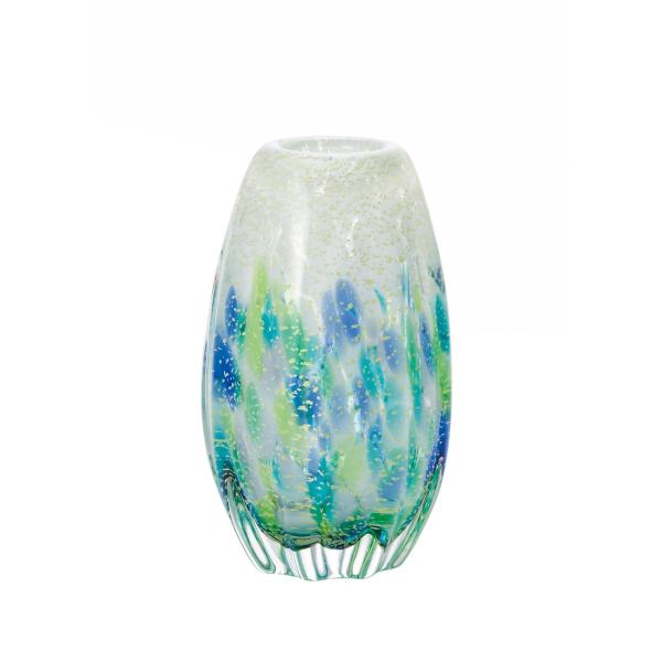 アデリア 津軽びいどろ 長丸花器 紫陽花の魅力とは？