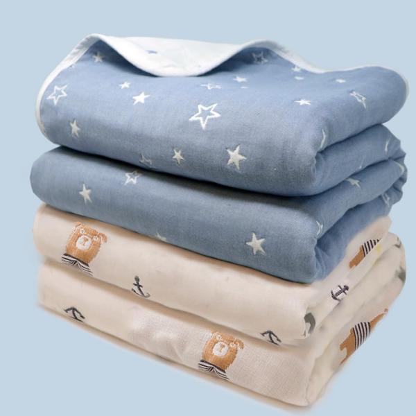 【商品概要】日本国内で一件一件厳しく検品してから、日本国内発送、安心できる。吸湿性、保温性に優れた6重ガーゼを採用。夏場はしっかりと汗を吸収し、冬場は暖かさを逃さず、一年を通じて使えます。★Lサイズ:110×110cm [対象] 0歳 ~ ...