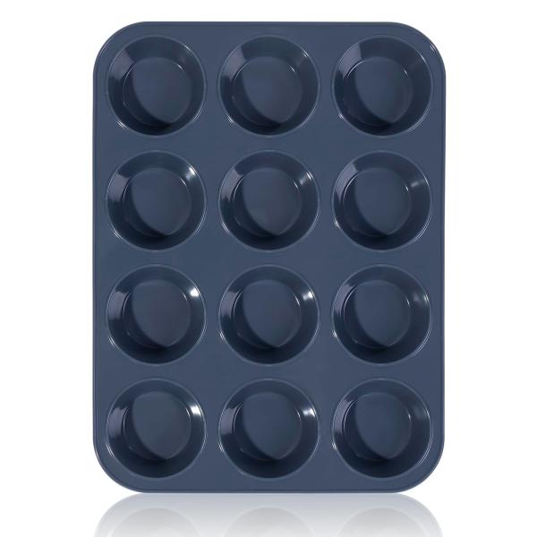 【商品概要】改良版：2枚目の写真を御覧ください。マフィン型 プレートのサイズは33 x 25 x 3 cmです。通販のケーキ型プレートより大きいです。3枚目の写真の右上の部分を御覧ください。プレートの背面はメッシュ構造を採用するので、こちら...