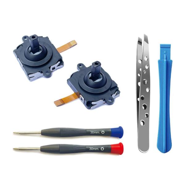 【商品概要】2x ジョイスティック 交換用Oculus Quest 2および1 VRタッチコントローラー。この黒バージョンは、他社製の白バージョンと互換性があります。 Meta Questバーチャルリアリティヘッドセットで販売されている左右...