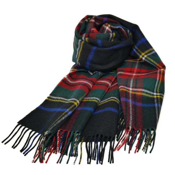 ロキャロン] 英国 スコットランド製 ストール 大判 ラムズウール100