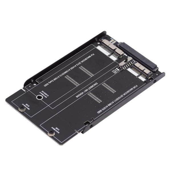 【商品概要】SATA - MACストレージアダプター。ホスト接続に7+15ピンコネクタ1つと、SSDストレージデバイス接続に2つの12+6ピン17+7ピンコネクタを提供します。 組み立てると、さまざまなオペレーティングシステムで動作します。...