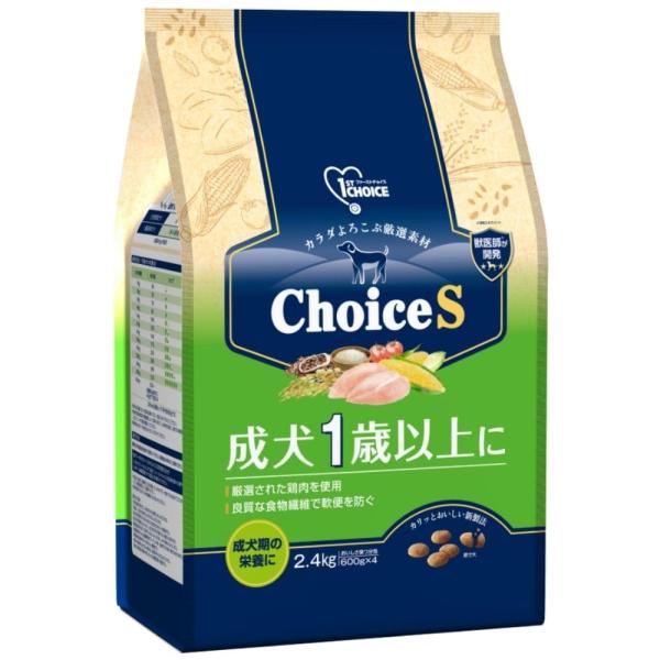 【商品概要】・厳選素材をチョイス・新製法でカリッとおいしい・低脂肪設計・健康なカラダで元気に過ごすために必要な栄養をバランスよく配合。・良質の鶏肉を含む厳選素材を使用。・成犬の健康を考えた低脂肪な食事です(「ChoiceS子犬離乳期〜1歳に...
