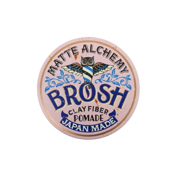 【商品概要】マットポマード強力なホールド力自然な仕上がり柔軟性と操作性【商品説明】【商品詳細】ブランド：BROSH(ブロッシュ)商品種別：ビューティー商品名：BROSH CLAY FIBER POMADE 40g 艶無し ミディアムホールド...