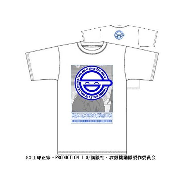 【送料無料対象商品】コスパ 攻殻機動隊S.A.C. 笑い男 Tシャツ ホワイト 【ネコポス/ゆうパケット対応】