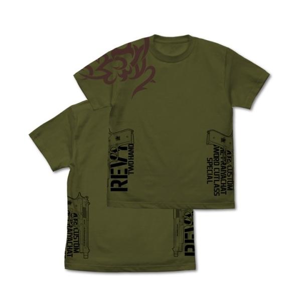 【送料無料対象商品】コスパ ブラック・ラグーン ソードカトラス＆タトゥー Tシャツ MOSS【ネコポス/ゆうパケット対応】