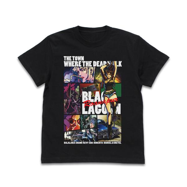 【送料無料対象商品】コスパ ブラック・ラグーン BLACKLAGOON フルカラーTシャツ BLACK【ネコポス/ゆうパケット対応】【9月再販予定 予約商品】