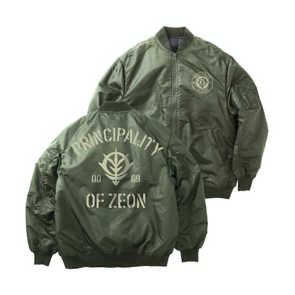コスパ 機動戦士ガンダム ジオン公国軍 MA-1ジャケット MOSS : PROJECT