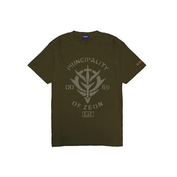 【送料無料対象商品】コスパ 機動戦士ガンダム ジオン地球方面軍 ヘビーウェイトTシャツ MOSS【ネコポス/ゆうパケット対応】