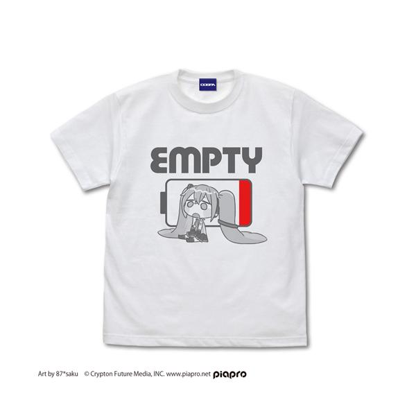 送料無料対象商品】コスパ 初音ミク Tシャツ 87*saku Ver. WHITE