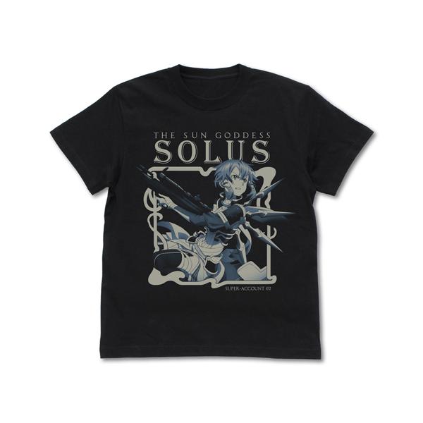 【送料無料対象商品】コスパ ソードアート・オンライン UW《太陽神ソルス》シノン Tシャツ BLACK【ネコポス/ゆうパケット対応】