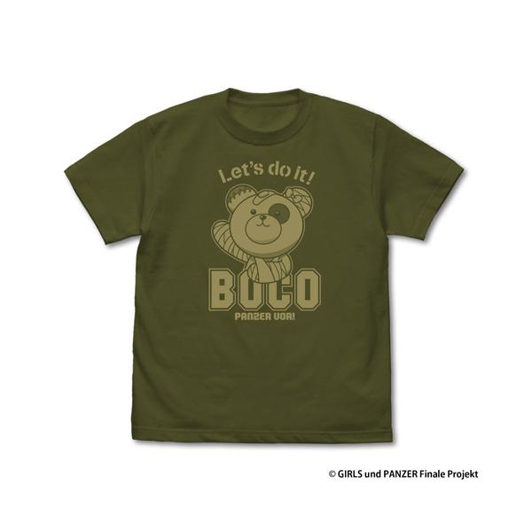 【送料無料対象商品】コスパ ガールズ＆パンツァー 最終章 ボコ Tシャツ MOSS【ネコポス/ゆうパケット対応】