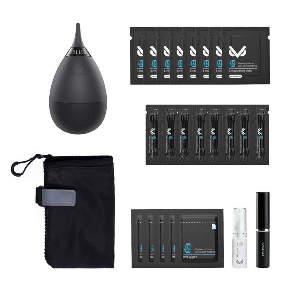 【商品概要】パッケージ内容：タンブラーエアーブロアー（1点）、レンズクリーニング液（3ml)、クリーニングクロース（8枚）、スクリーンウェットふきん（5枚）、金属筐体ブラシ（1本）、ダスト掃除綿棒（8本）、収納袋（１個）。タンブラーエアーブ...