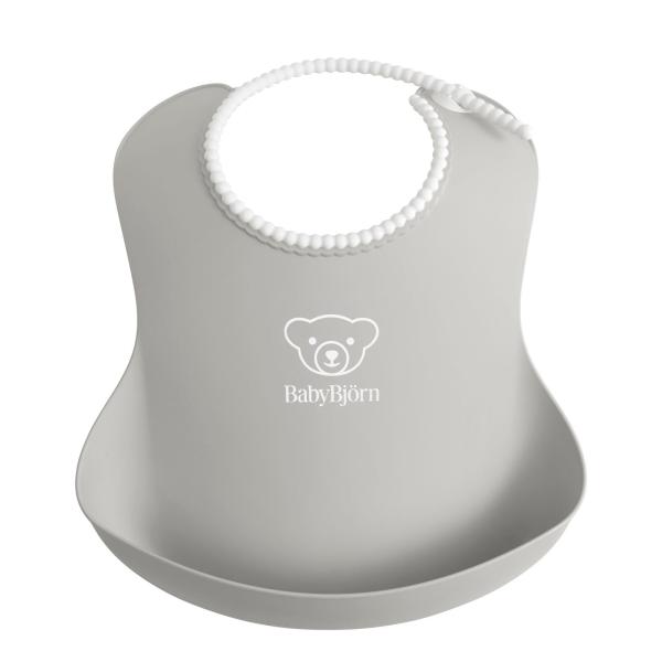 他サイト： [ベビービョルン] ベビースタイ グレー よだれかけ スタイ お食事エプロン BabyBjorn 単品の商品画像