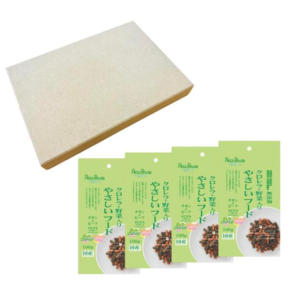 【商品概要】クロレラと14種の野菜を配合した、体にやさしい主食【商品説明】【商品詳細】ブランド：ペッツルート (Petz Route)商品種別：ペット用品商品名：ペッツルート クロレラ・野菜入りやさしいフードライト 400g(100g×4個...