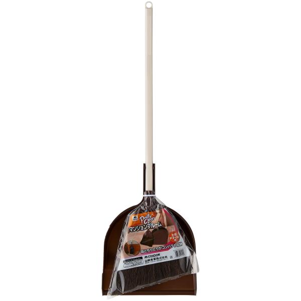 【商品概要】土間やPタイルの掃き掃除におすすめ　アレンほうき短柄とちりとりセット細かいゴミや髪の毛をしっかり掃き掃除することができます。毛先を斜めにカットしており、床面にフィットし、掃きやすい形状です。柄は丈夫な天然木を採用しています。【商...