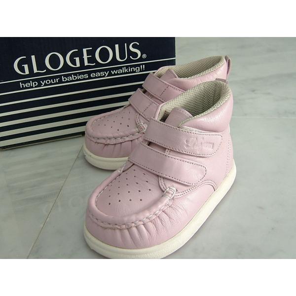 グロージャス GLOGEOUS レザーシューズ 14 ベビー 本革 ピンク