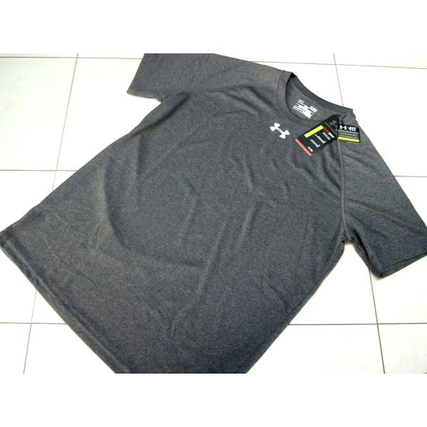 アンダーアーマー UNDER ARMOUR メンズ S Tシャツ 半袖 ヒートギア 高機能 吸湿速乾 グレー 送料無料