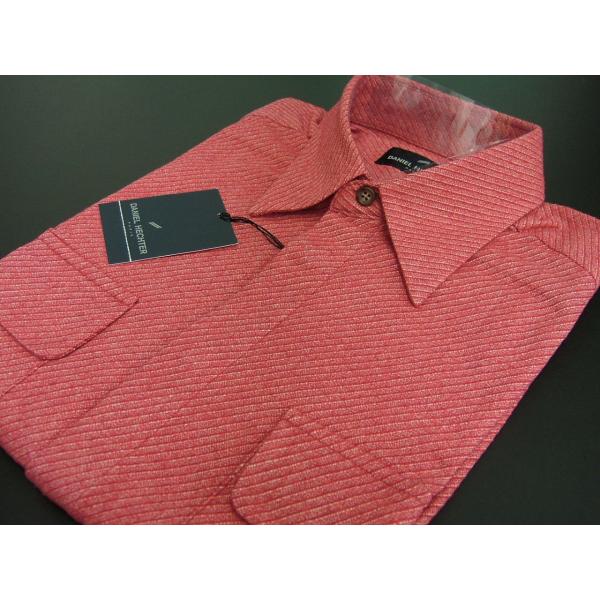 ダニエルエシュテル DANIEL HECHTER メンズ S シャツ 長袖 レッド 493