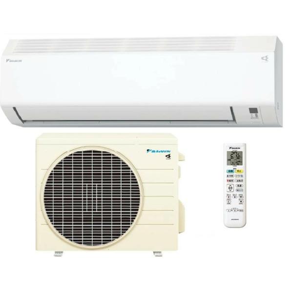 【取り付けあり】ダイキン６畳用ルームエアコン s225ates-wエアコン本体 ダイキン S225ATES-W ルームエアコン Eシリーズ 壁掛形 6畳程度