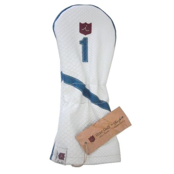 iliac Golf Royal - Chalk Boa/ Teal Boa Driver Head Cover �C���A�b�N �S���t ���C���� �h���C�o�[ �w�b�h�J�o�[