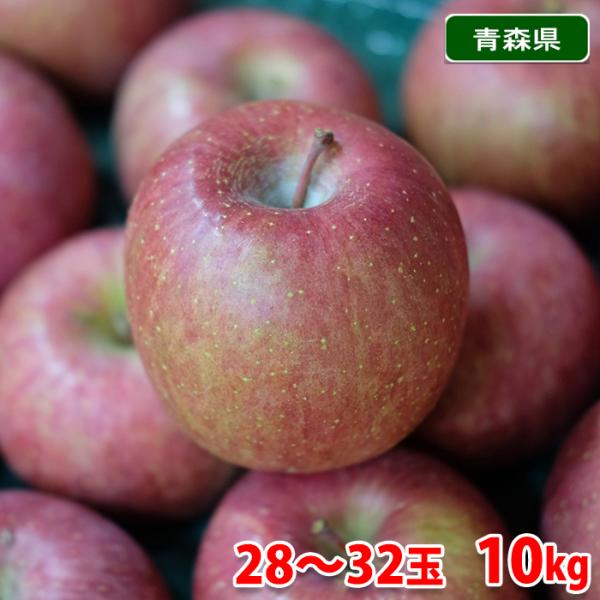 青森県産 サンふじりんご 秀品 28〜32玉入り 10kg : 生鮮卸売