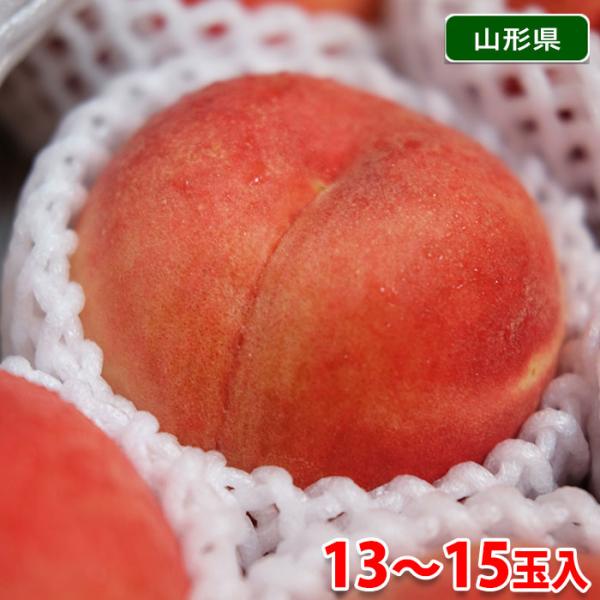 山形県産 桃 川中島白桃 秀品 13〜15玉入 約5kg (箱) : 生鮮卸売市場