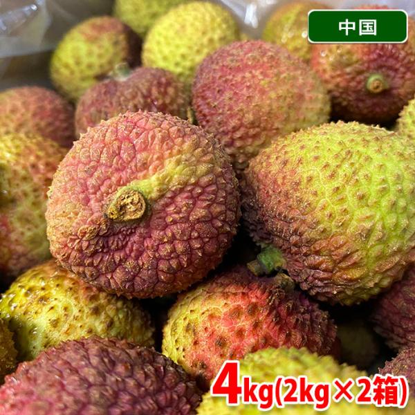 中国産 生ライチ 4kg（2kg×2箱入） : 生鮮卸売市場 - 通販