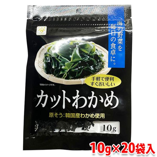 乾燥わかめ 魚の屋 カットわかめ （乾） 10g×20パック入り （箱） 乾燥