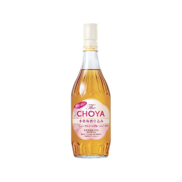ノンアルコール梅酒 チョーヤ 酔わないThe CHOYA 本格梅酒仕込み 0.00% 700ml 瓶 チョーヤ