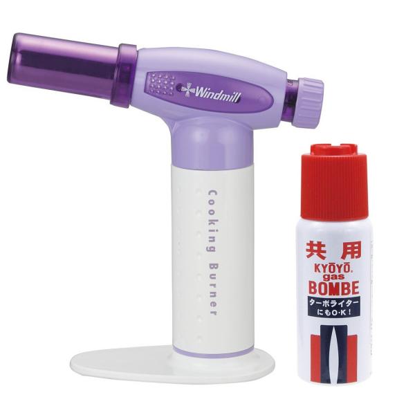 WINDMILL ウインドミル Cooking Burner クッキングバーナー （パープル） WCB-10004　ボンベ付き