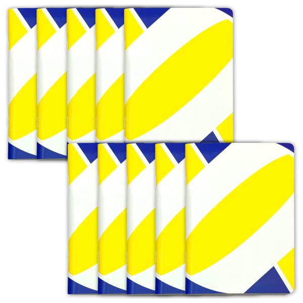 バレー作戦盤が手のひらサイズの手帳になった！10冊セットのかわいいバレーグッズで、ジュニアバレー(スポ少・スポーツ少年団)や中学校高校のバレー部への卒業 卒団記念品にオススメ！ミシン閉じタイプで、中にバレーコートが印刷されています。練習でコ...