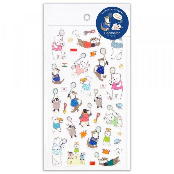 ネコポス可 動物スポーツシール バドミントン 同一商品50個までネコポス可能 Qzn01bud プロモショップ 通販 Yahoo ショッピング