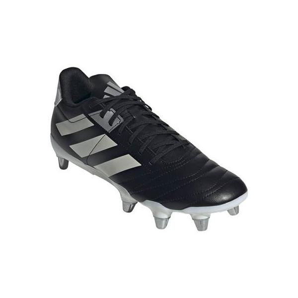 ☆このラグビースパイクは、スプリントやスクラムを組むときにガッチリと足を支える、ダイナミックなフォワードのプレーを追求した設計。軽量ながら耐久性に優れた合成皮革アッパーを採用。足裏の軽量化を図ったスプリットアウトソールには、8個のスタッドを...