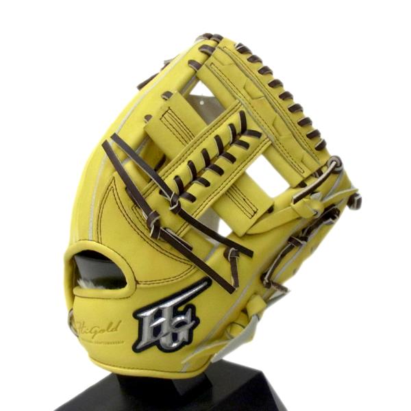 【限定商品】HI-GOLD（ハイゴールド） 一般硬式用グラブ 己極　三塁手・オールポジション用　右投げ用　Bゴールド　SKG-0415SP
