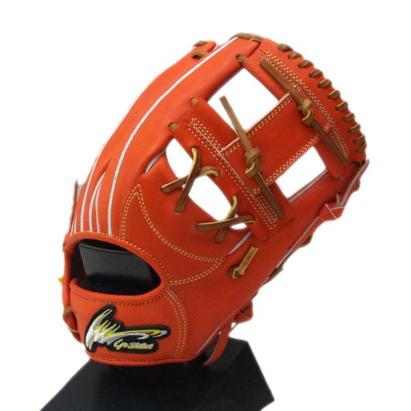 アイピーセレクト　硬式グラブ　内野手用　Ip.046-Pc  オレンジ アイピーセレクト ip select (アイピーセレクト) 一般硬式グラブ