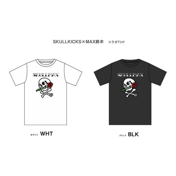SKULLKICKS×MAX��� �X�J���L�b�N�X×MAX��� �R���{T�V���c SK17SS006 WHT�ABLK