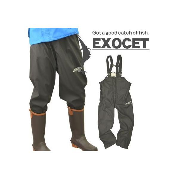 上下別売 4L-5L EXOCET エグゾゼ ウレタンストレッチレインサロペット